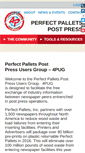 Mobile Screenshot of perfectpalletspostpress.com